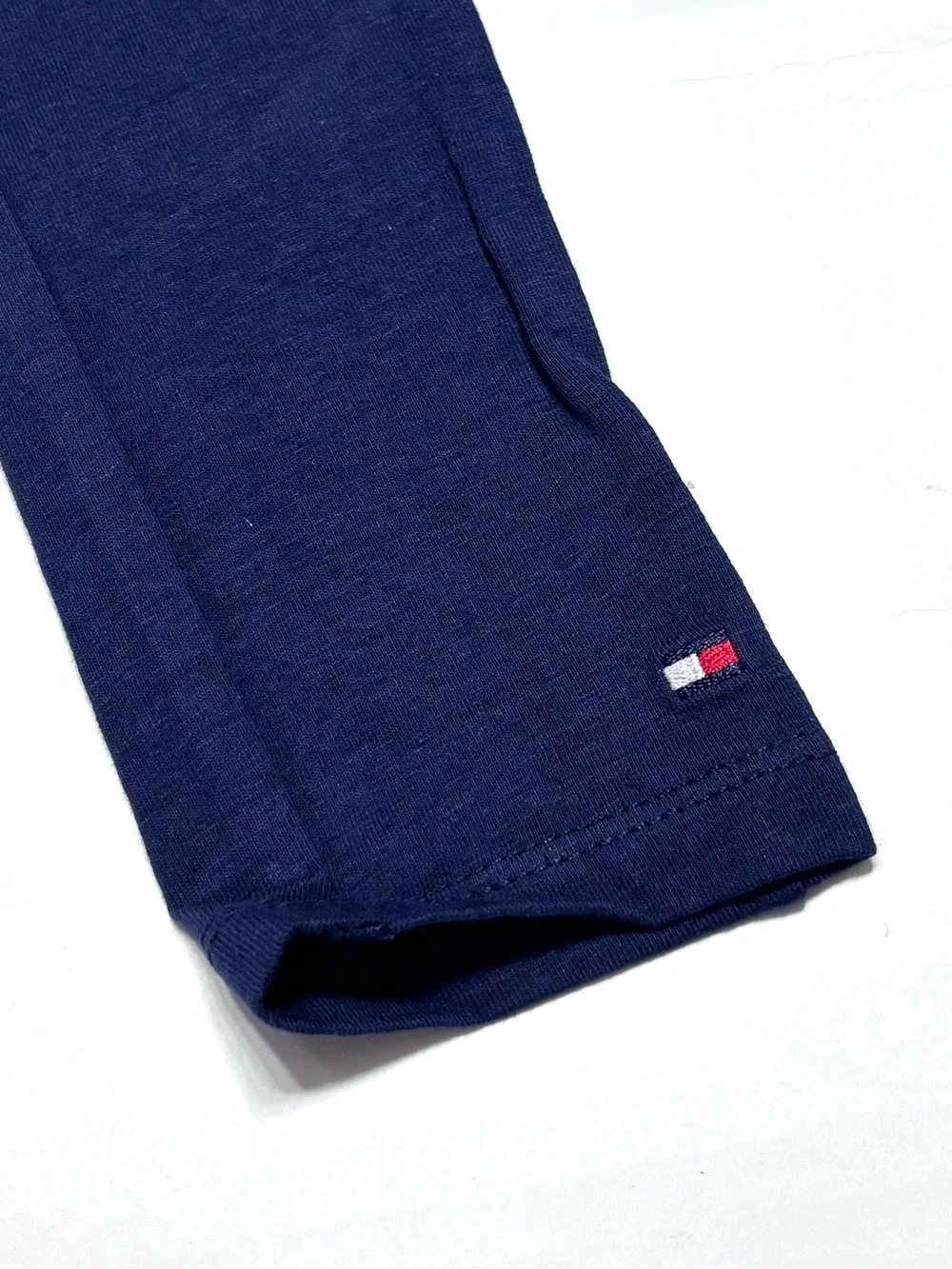 NEW Tommy Hilfiger Girls' Denim & Plaid Peplum Jacket Navy Blue Leggings Set 3T